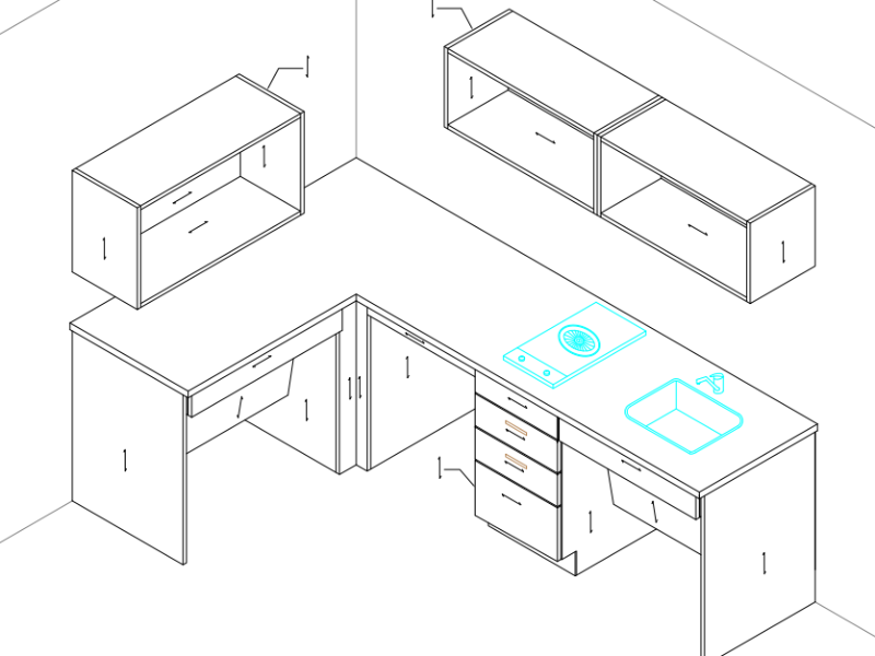 ADA Kitchen Cabinets