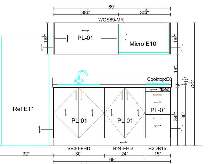 Standard Kitchen Cabinet