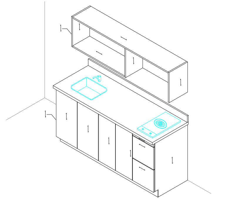 Standard Kitchen Cabinet