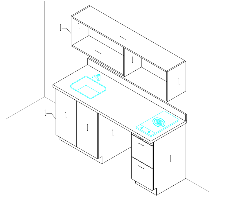 Standard Kitchen Cabinet